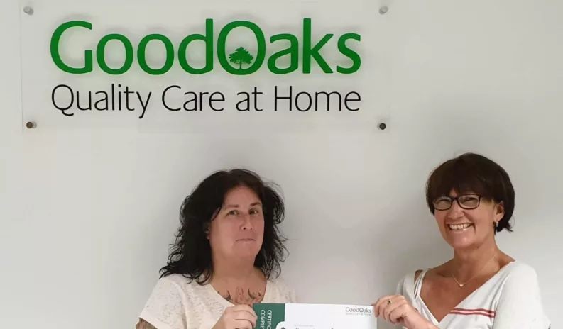 Carers go above and beyond for Good Oaks' clients