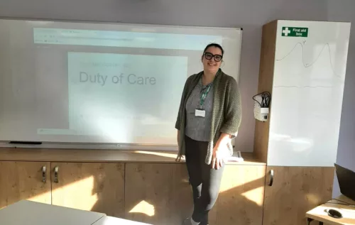 Director at GoodOaks Homecare - Isle of Wight delivers training to the community Image